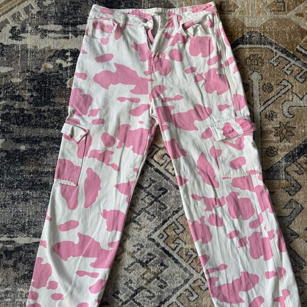 American Bazi Pink and White Camo Pants